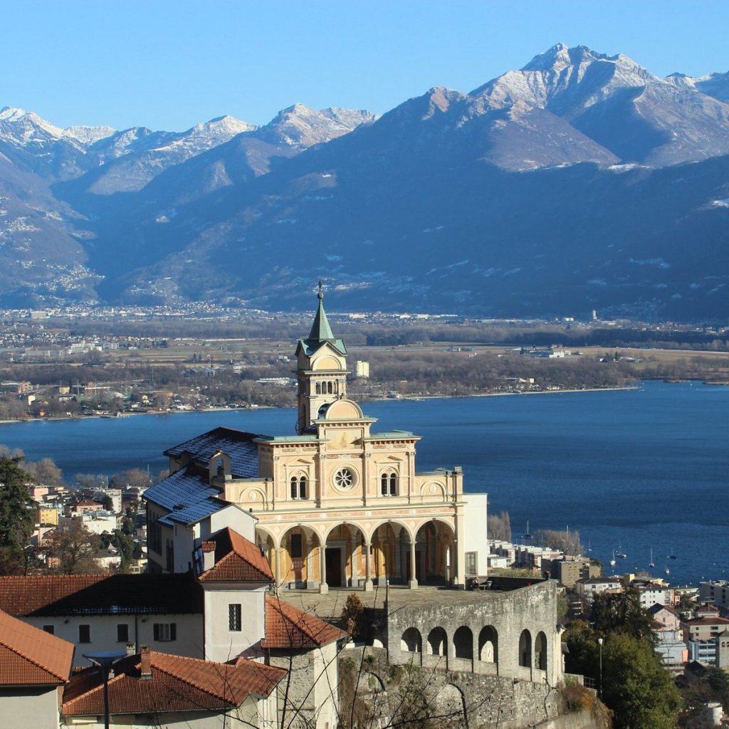 Il Santuario della Madonna del Sasso di Orselina (Locarno) nel Canton Ticino (Svizzera)